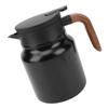 1000ml Capacity Vacuum Insulated Tea Pot Built-in Filter Thermal Beverage Pitcher  Office Use