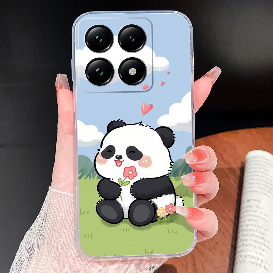For Xiaomi 15T 14T Pro Phone Case Lovely Fish Patterns Soft TPU Clear Silicone Bumper For Xiaomi 15TPro 14 T Lightweight Funda