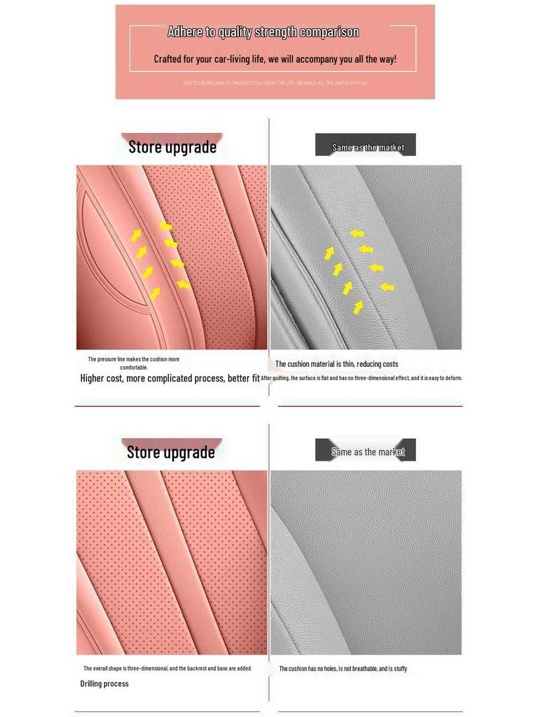 All-Season Seat Covers for Changan CS75 Pro - Interior Seat Cushions, 26 Options Available