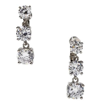 Par Yumi CZ Zircone de la plus haute qualité 3 8mm [Produit Katsura] Boucles d'oreilles, Pierres, Pendantes, Populaires, Grandes, Magnifiques, 6mm, 7mm, (Des boucles d'oreilles)