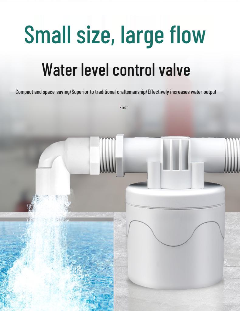 Automatic Water Tank Float Valve - Self-Stopping Water Level Controller