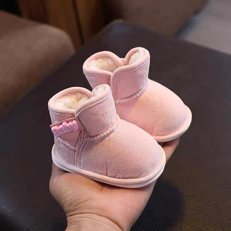 Infant Snow Boots: Warm, Thickened, Non-Slip Velvet Shoes for 0-13 Months (Unisex)