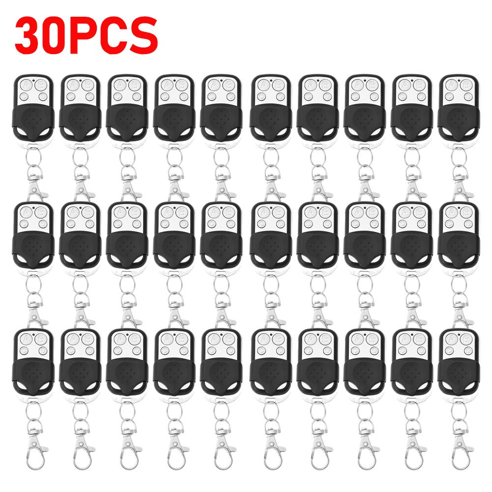 50pcs Smart Copy Duplicator 433mhz Remote Control Controller 4 Button Electric Gate Garage Door Opener Universal Remote Cloning