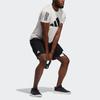 Adidas 4K 3 Bar Logo Print Training Shorts Men Bottoms Black GL8943