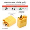 Aims XT60 Gold-Plated Banana Connector for Aircraft Lithium Batteries (Male & Female, Yellow, Blue, Black)