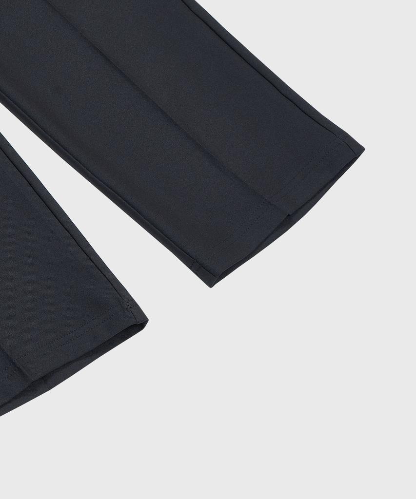 LEMAIN SECOND Easy Semi-Wide Banding Slacks [Charcoal]