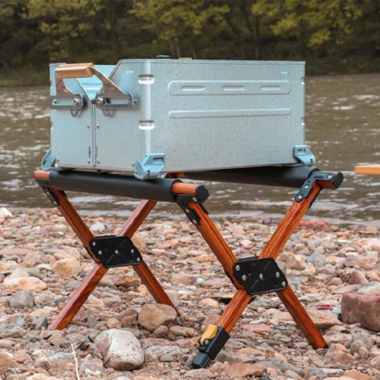 Outdoor Picnics Container Holder Shelves Portables Folding Ice Coolers Stand for Beach Picnics