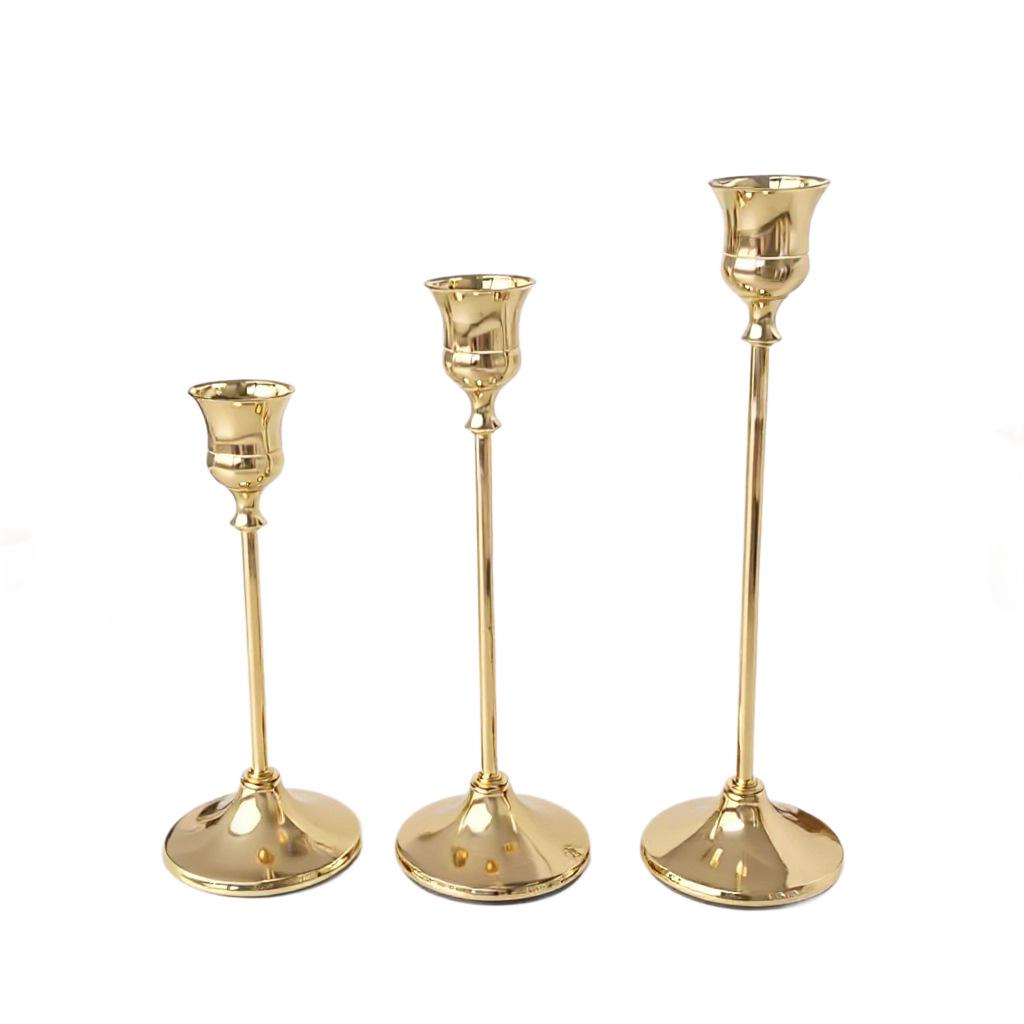 Europäischer minimalistischer Kerzenständer als Ornament für Candlelight-Dinner & Hochzeitsdeko