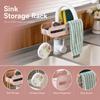 Kitchen Sink Shelf Rack Over The Counter For Storage Draining Basket No Installation Required Food Grade PP Material