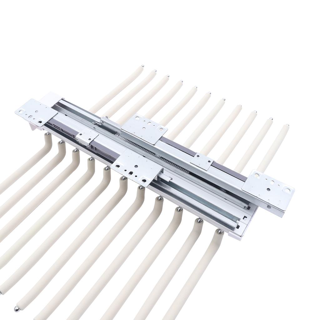 Pull Out Trousers Rack 22 Arms Steel Pants Hanger Bar Clothes Organizers for Closet for Space Saving and Storage