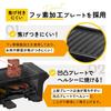 OMNI 2-Tier Electric Yakiniku Grill, Oil-Draining, Healthy, Single-Serve Yakiniku Plate, Hot Plate, Yakiniku Grill, Kitchen Appliance, Black
