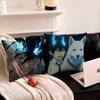 1pc Anime Blue Exorcist Pillow Case Fashion Square Pillowcase Bedroom Sofa Room Ins Decoration Leisure