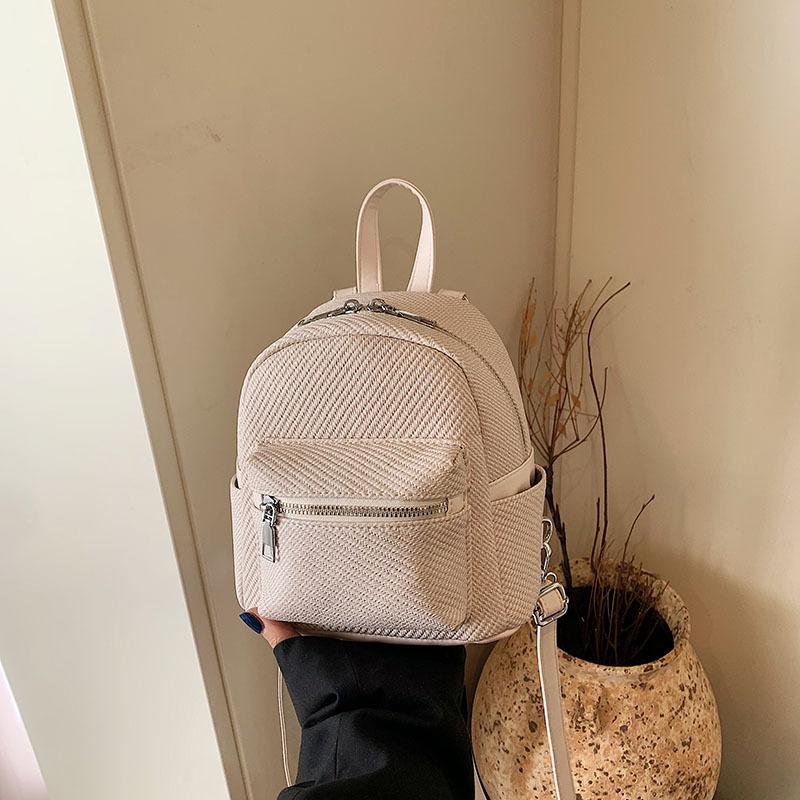 Lässiger Retro-High-End-Damenrucksack neuer Mini-Vielseitigkeitsrucksack modischer kleiner Schulrucksack