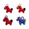 Handcrafted Rocking Horse Drop Oil Charm Minimalist Alloy Pendant Accessories for Individualized Jewelry Design
