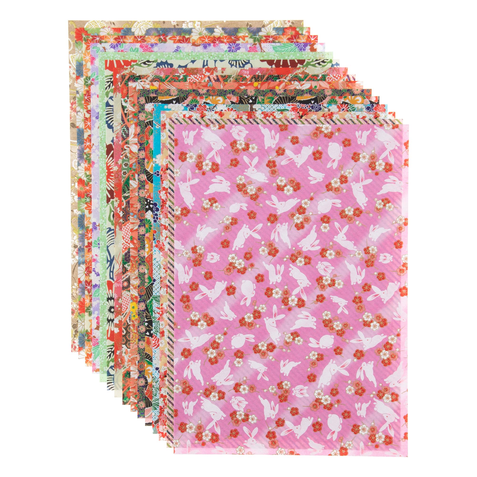 

Kawasumi Washi Chiyogami Yuzen Washi B4 15 15 E Set Paper, Size, Patterns, Sheets,