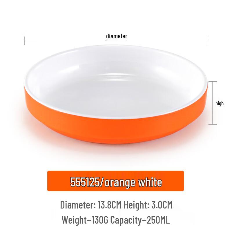 Korean Style Melamine Round Appetizer Dish