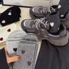 2025 Spring/Summer Trendy High-Value Japanese Women's Cute Heart-Shaped Mid-Calf Socks