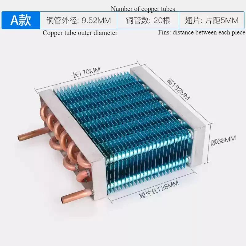 Freezer Refrigerator Evaporator Refrigeration Display Cabinet