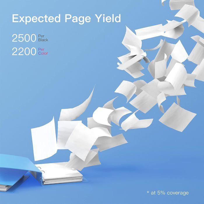 Cartouche de Toner - 1001 PILES BATTERIES - TN241 TN245 - 5 pièces - Compatible Brother - Haut rendement