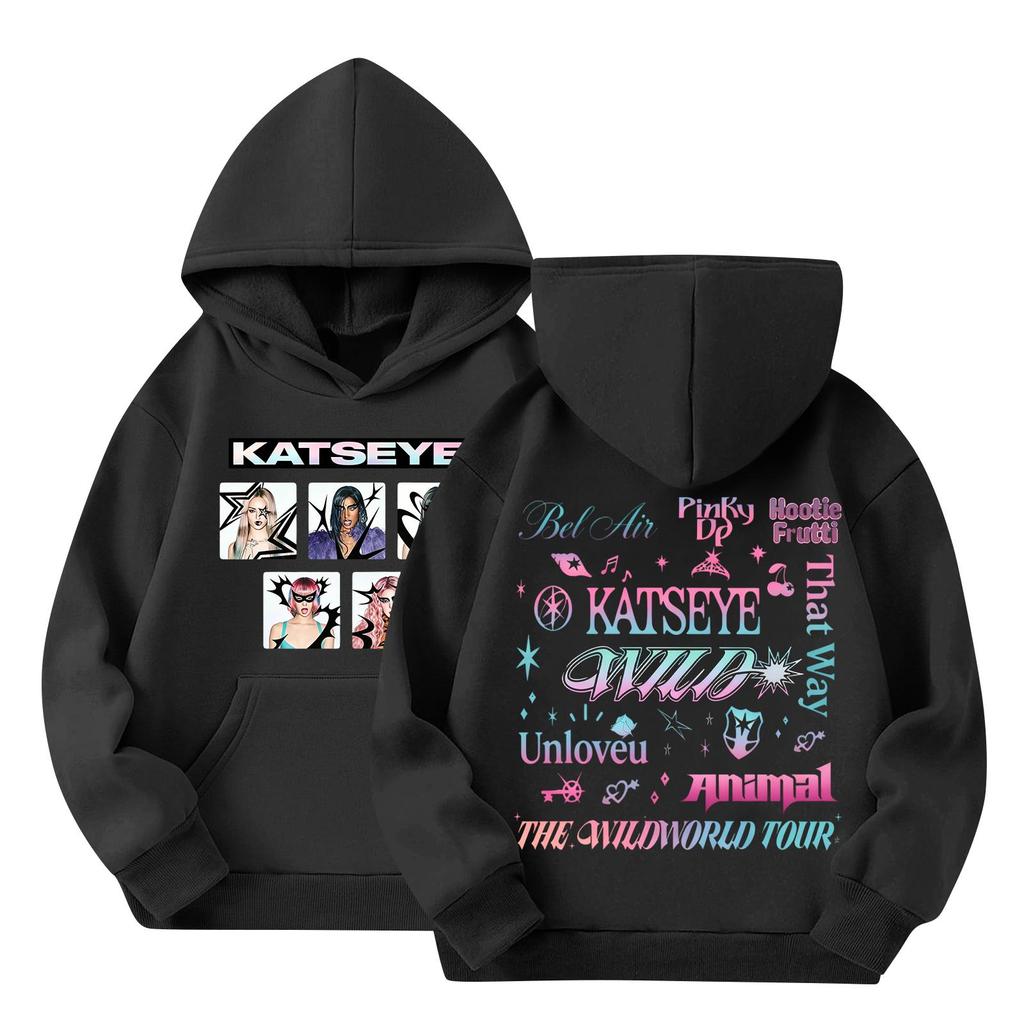 Unisex Kids Long Sleeve Printed Pullover Hoodie, Comfortable Casual Top for Boys and Girls