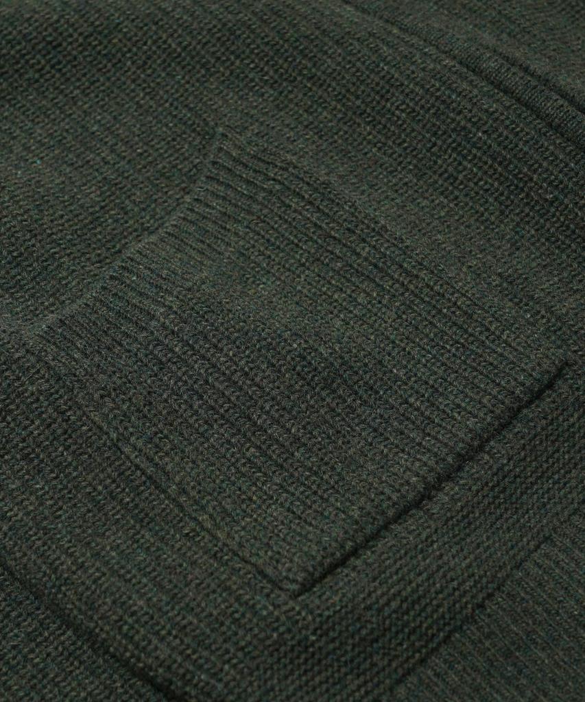 Frizmworks Wool Deck Zip Up Cardigan _ Forest Green