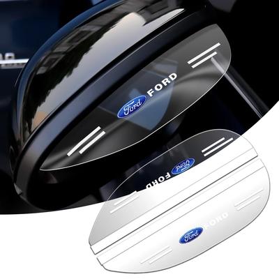 Car Rear View Mirror Sticker Rain Eyebrow Auto Side Mirror RainProof Cover For Focus Fiesta EcoSport ESCORT Fusion Mondeo