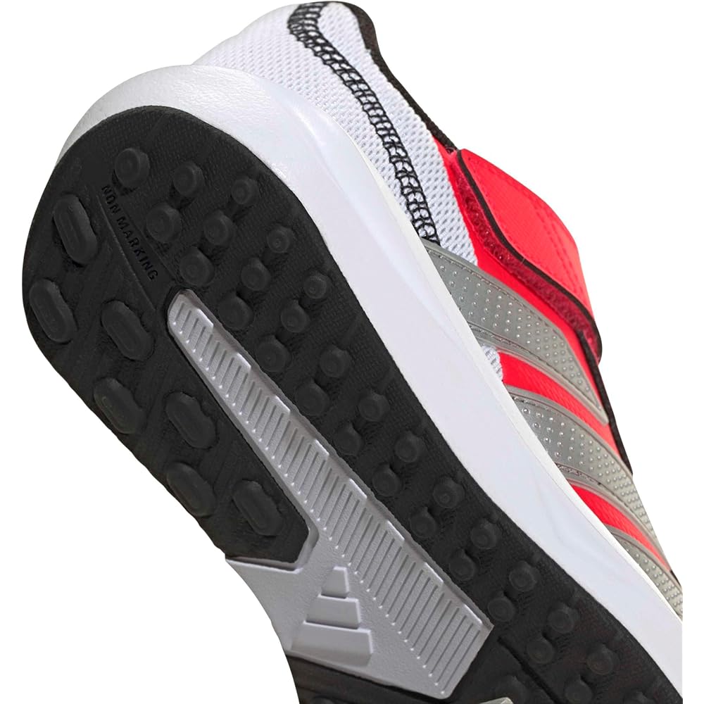 Adidas Kids Faito EL Sneakers Lucid Red/Silver Metallic/Footwear White Unisex 21.0 Cm