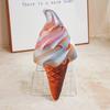 Simulation Cartoon Ice Cream Cone Pillow Plush Toy Ice Cream Doll Children's Props Ornaments Sofa Cushion