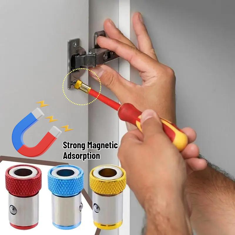 Magnetic Screwdriver Ring Screwdriver Head Ring Extractor Driver Efficient Magnetizer Too For Furniture Installation Electric