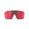 Rudy Project SPINSHIELD Sports Black Matte Sunglasses, Multi-Laser Red, SP723806-0002