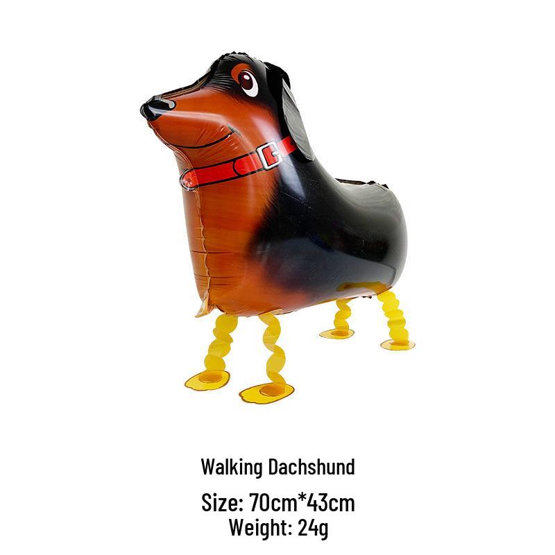 Chodící zvířecí balónky pro děti - Zábavní helioví mazlíčci na noční trhy