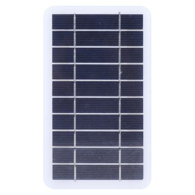 2W 5V polykrystalický silikonový solární panel Venkovní solární nabíječka baterií Mobilní napájecí zdroj pro