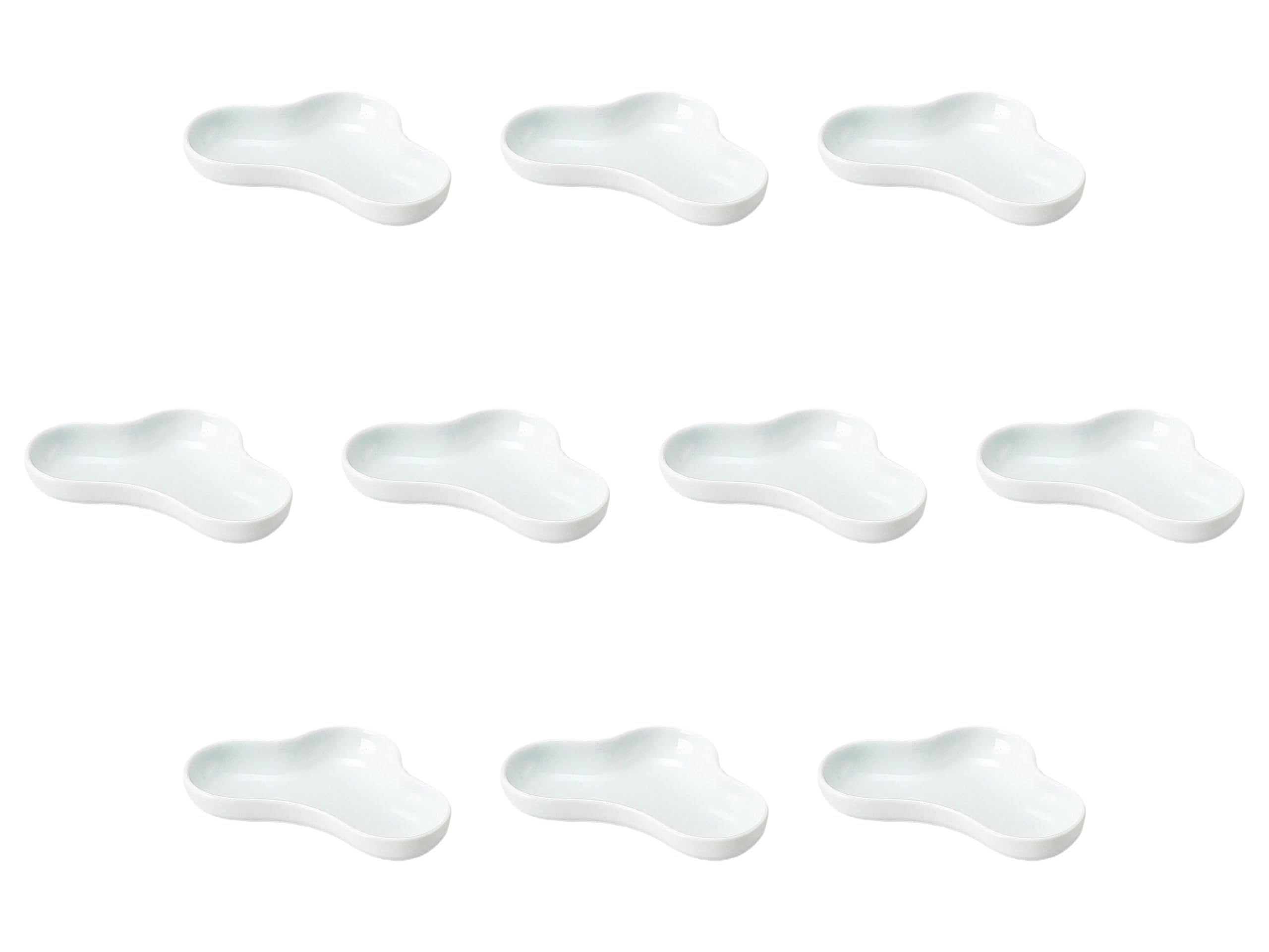 

Set of 10 Fine Small Plates x x 2 Arita Ware Small Plates Setomonohonpo (Pine) [7.5 11.5 cm]