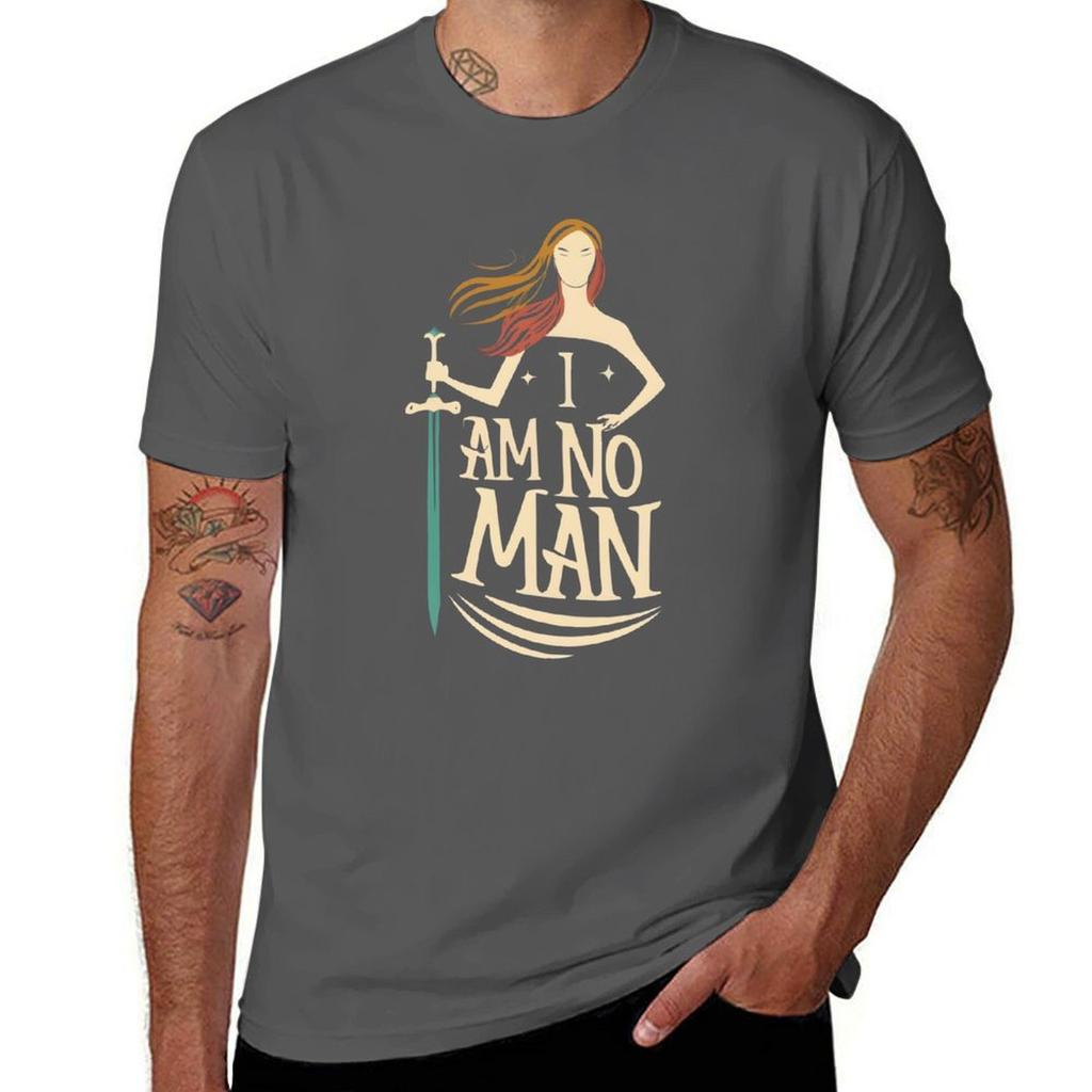 I Am No Unisex Heroine Typography Fantasy Tshirt Cotton T Shirts High Quality Tshirt