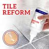 Sellador impermeable para relleno de lechada de azulejos para cocina, baño, relleno de juntas blanco, restauración y actualización de líneas de juntas de azulejos, grietas y plumas de lechada