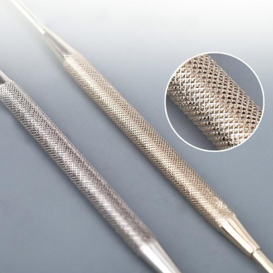 Double-Ended Stainless Steel Spiral Ear Pick Spoon Ear Wax Removal Cleaning Tool