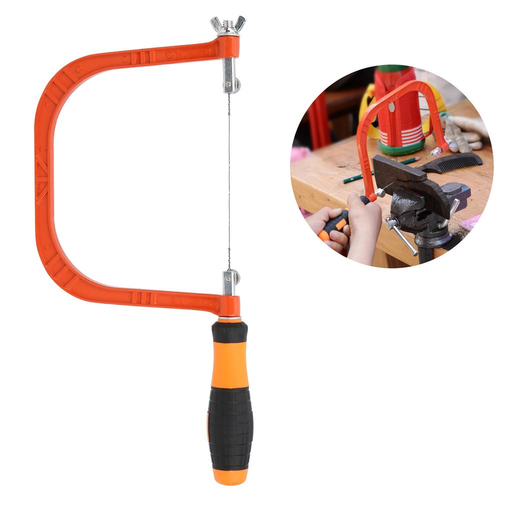 Mini Coping Saw Adjustable Aluminum Alloy Woodworking Cutting Manual Hardware Tools