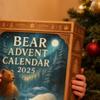 Bear 2025 Christmas Countdown Box 24-Day Countdown Calendar Unique Decoration for Holiday Entertainment Gatherings And Parties