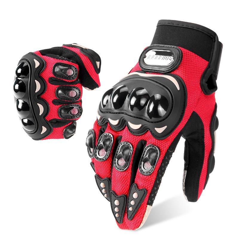 All-Season Motorcycle & Bicycle Touchscreen Gloves: Non-Slip, Anti-Fall, Full Finger for Men & Women
