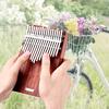 LINGTING K17A 17-key Portable Thumb Piano Kalimba Mbira Sanza Padauk Matetial with Storage Bag