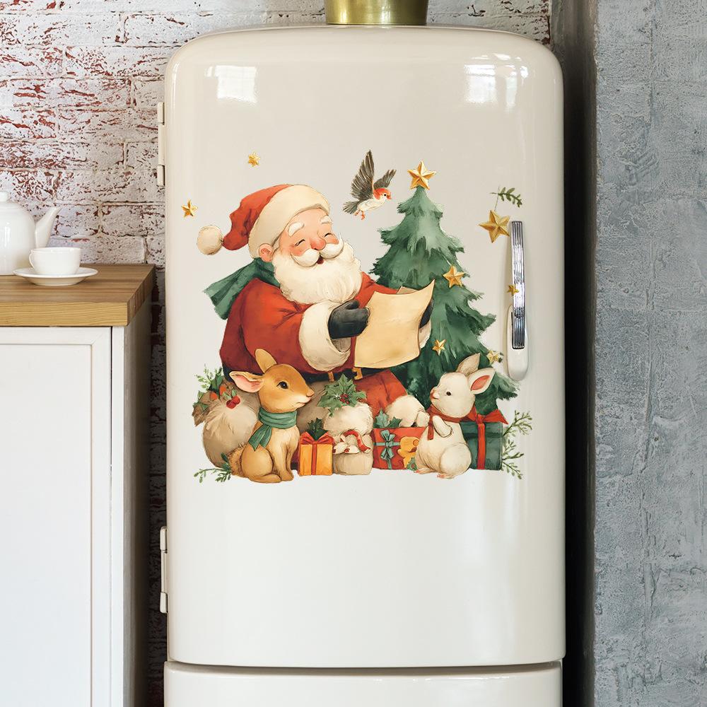 Personalized Santa Claus Story-telling Stickers for Living Room, Dining Room, Home Decoration and Beautification