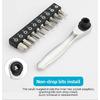 Bicycle Mini Socket Ratchet Wrench 72-tooth Double Ended Optional Screwdriver Hex Torque Spanner Car &Bike Quick Repair Tool