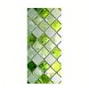 Abnehmbare Retro Europäische Fensterfolie Grüne Blätter PVC Statisch Haftende Folie DIY Bunter Glasaufkleber Heimdekoration