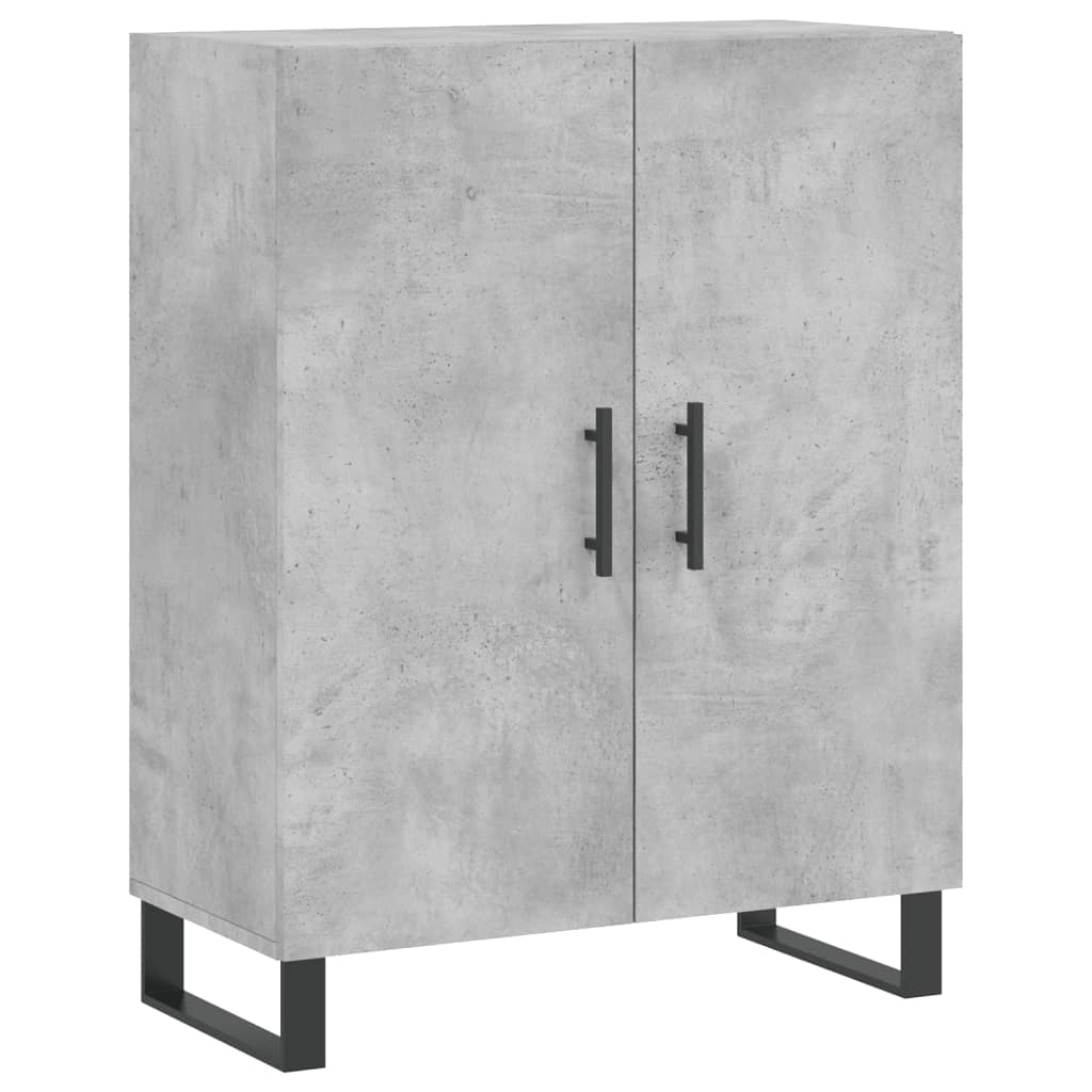 Sideboard Betongrau 69,5 x 34 x 90 cm Holzwerkstoff