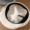 Wool Beret Autumn Winter Hats For Women Retro Painters Cap Trendy New Fisherman Cap Elegant Newsboy Cap