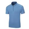 Sommer Kurzarm T-Shirt für Herren Sommer Eis Seide Freizeit POLO Shirt für Jugendliche Sport Schnelltrocknendes Kurzarmshirt