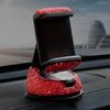 Windshield Phone Holder Crystal Rhinestones Crystal Phone Holder Dashboard Mounts Car Phone Holder