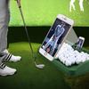 Golf Ball Tray Mobile Phone Holder Record Golf Eighty Ball Heavy Rubber Golf Tray Compatible with All Ball Hitting Pads - Swing, Capacity,