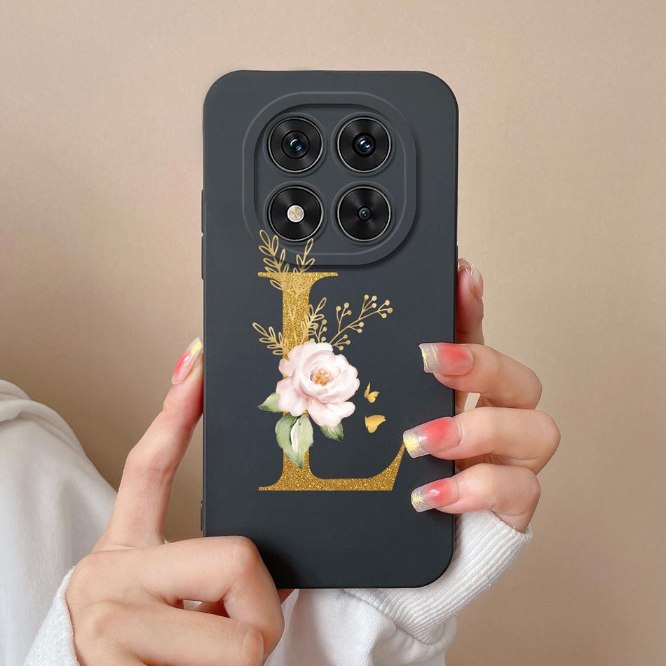 Case For Redmi Note 14 Pro Plus Simple Letter Soft Liquid Silicone Shockproof Phone Cover For Redmi Note14 14Pro 4G 5G Fundas