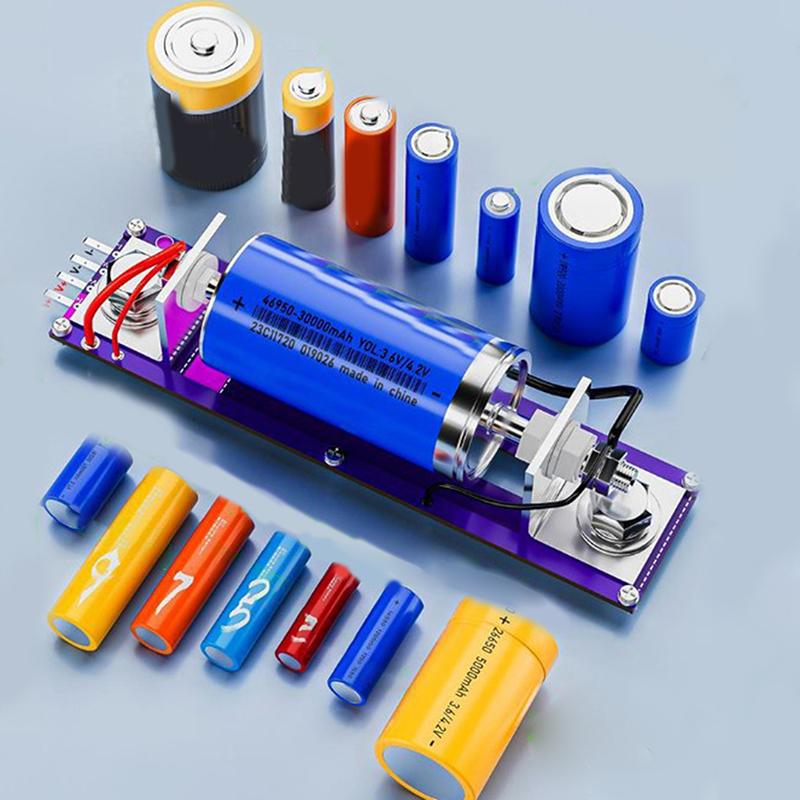 20A 4-Wrie Battery Test Stand 18650 Internal Resistance Capacity Tester Fixture Seat Current Voltage Meter Detection Box